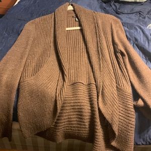 Brown cardigan